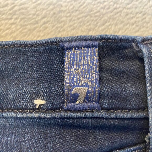 7 For All Mankind Womans Jeans Size 25 High Waist Ankle Gwenevere Skinny - Picture 9 of 16